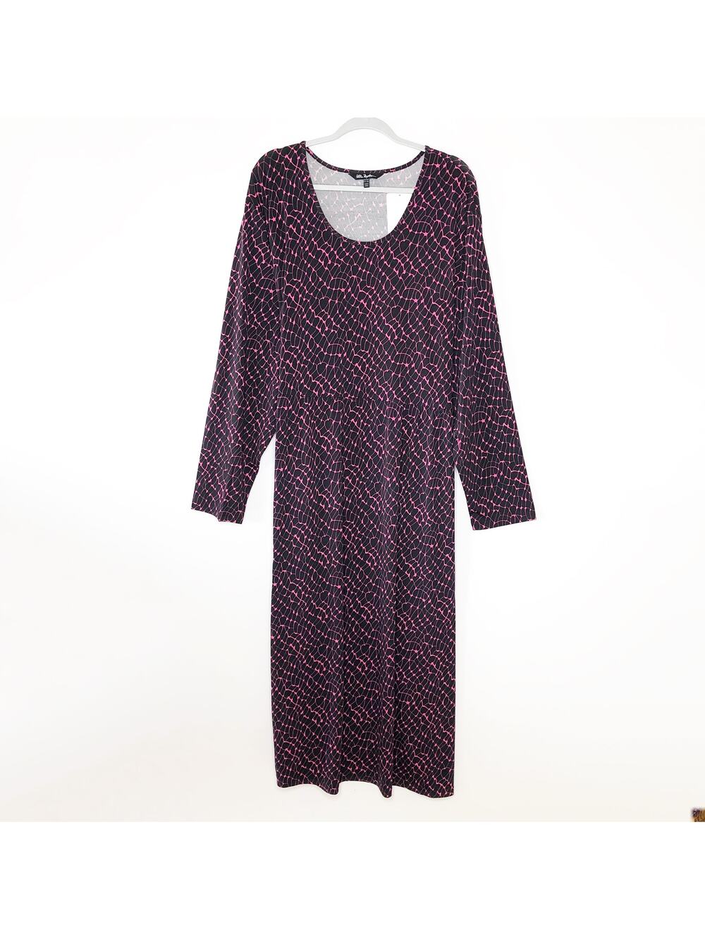 Ulla Popken Dress 32 | 34 Stretchy Pink Black New With Tags